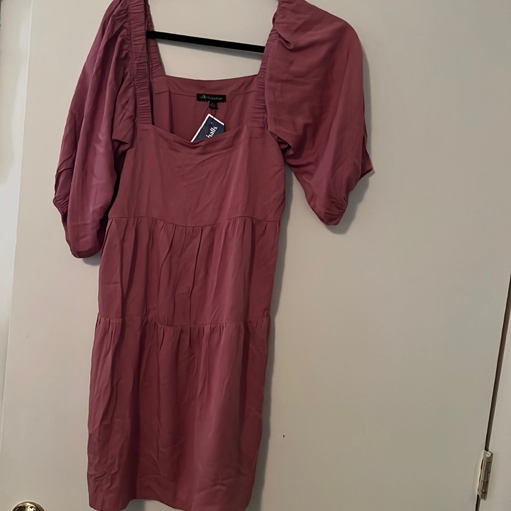 Shinestar Pink Dress Sleeves On or Off shoulder